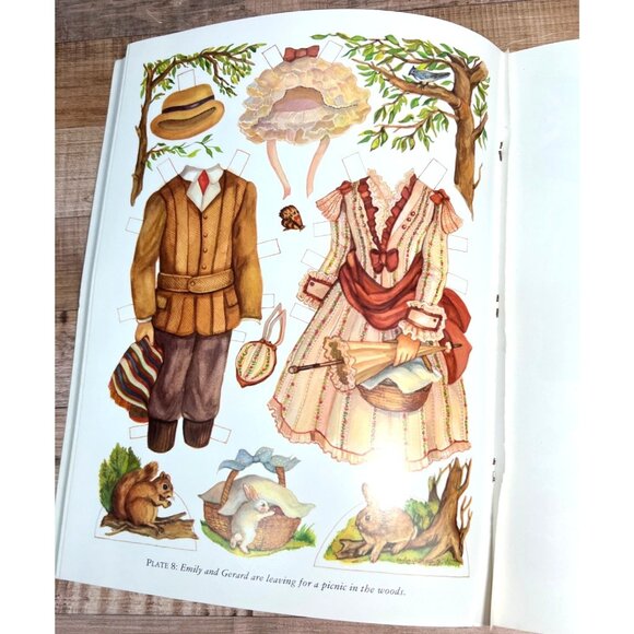 Old-Fashioned Children Paper Dolls In Full Color By Evelyn Gathings 13 Pages - Picture 5 of 7